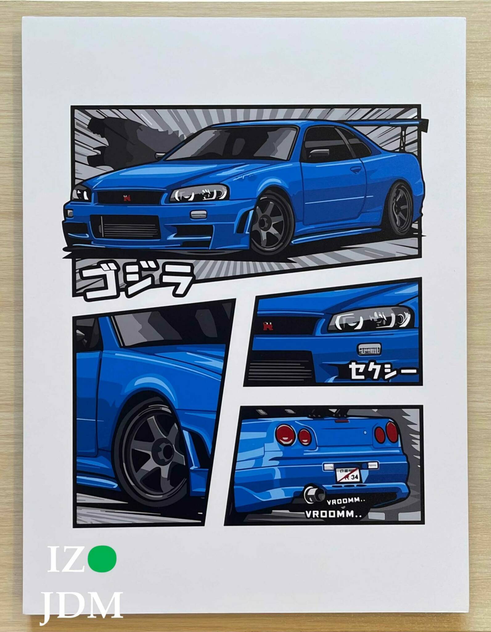 izojdm nissanskylinegtrr34 scaled